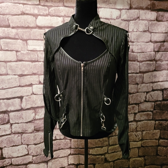 Lip Service Jackets & Blazers - Goth bondage stretch jacket size large